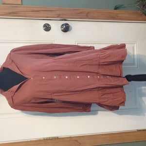 Long sleeve shirt dress Size Large